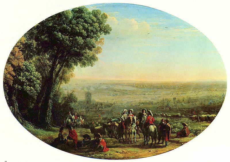 Belagerung von La Rochelle durch die Truppen Ludwigs XIII., Oval